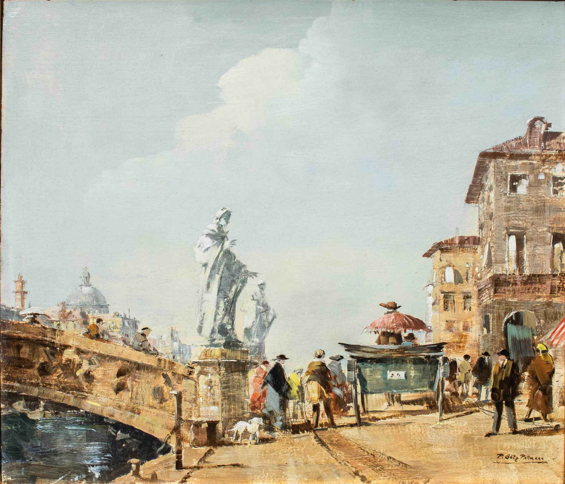 Ponte di Santa Trìnita in Florenz, Peter Götz Pallmann (1908 – 1966)